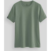 Klassisches Baumwoll-T-Shirt mit Rundhals