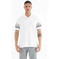 Polo-Shirt mit Grafik-Print