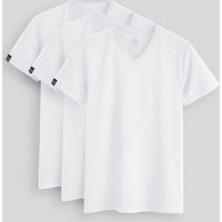 Essentielles Baumwoll-Jersey-Set mit V-Ausschnitt