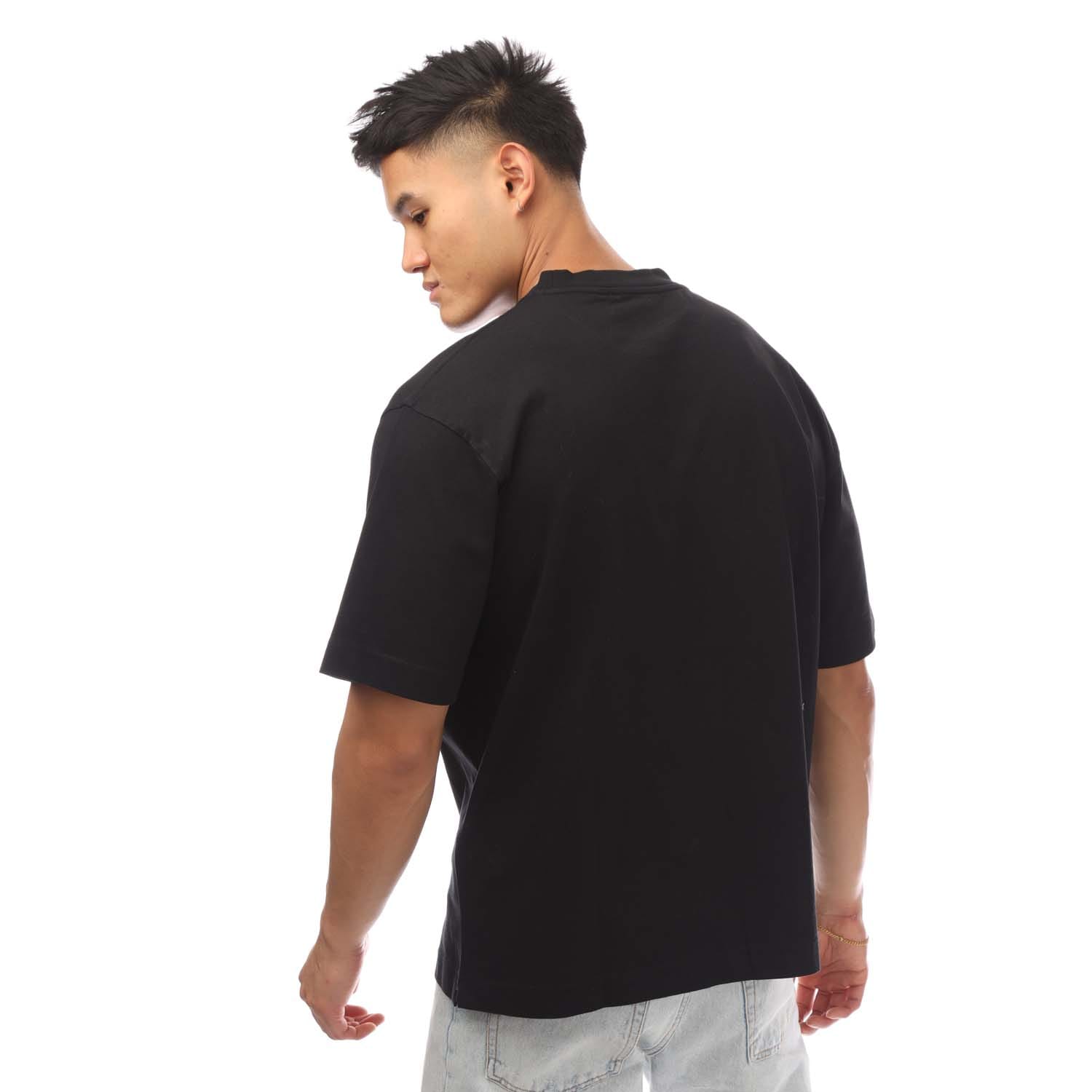 Oversized Baumwoll-T-Shirt mit Logo-Print