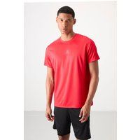 Atmungsaktives Performance-T-Shirt mit Rundhalsausschnitt