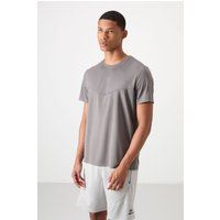 Technisches Jersey-T-Shirt mit Paneelen