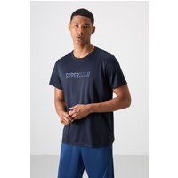 Sportliches T-Shirt mit Grafik-Print