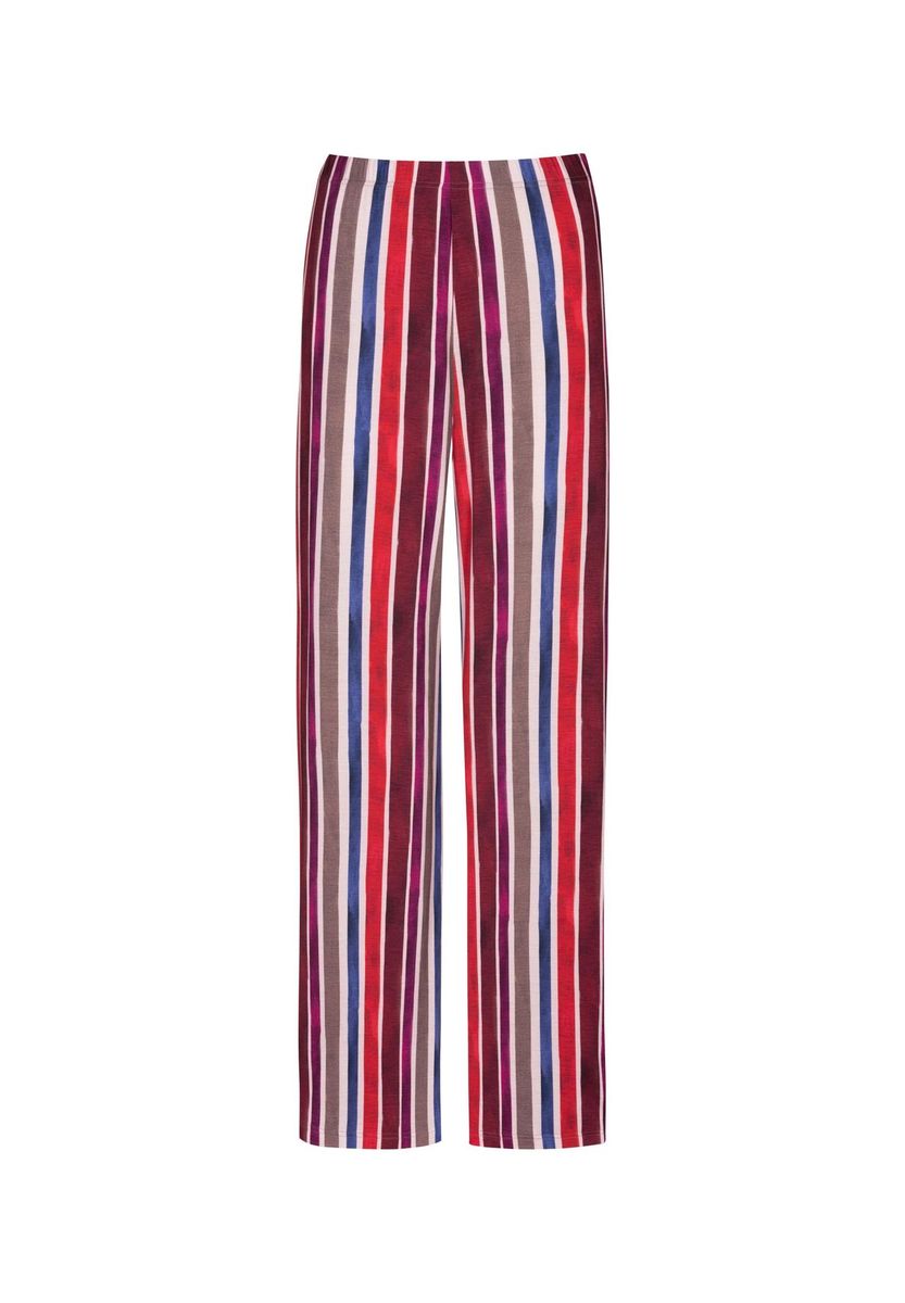 Gestreifte, Weitgeschnittene Loungewear Hose