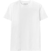 Hochwertiges Rundhals-T-Shirt aus Baumwolle