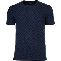 Elegantes Shirt mit Kornblumen-Monogramm