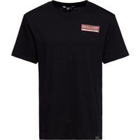 Baumwoll-T-Shirt mit Vintage-Racing-Grafik