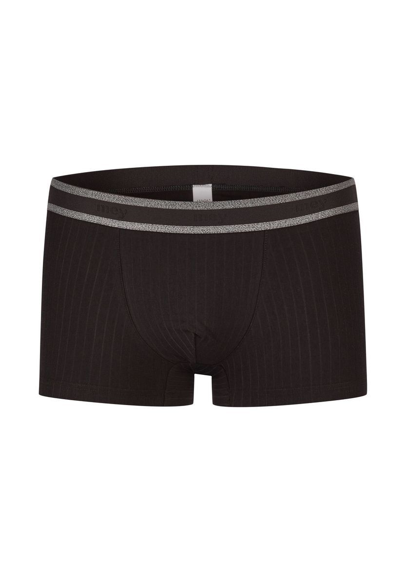 Herren-Boxershorts mit Rippstruktur und Logo-Bund