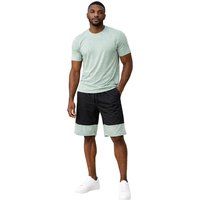 Meliertes T-Shirt und Shorts Set