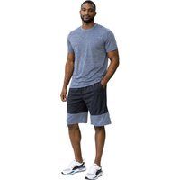 Marl-Jersey-T-Shirt und Panel-Shorts