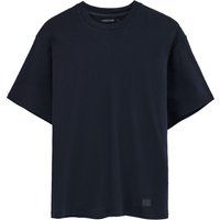 Lockeres T-Shirt aus Leinen-Mix