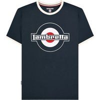 Ringer-T-Shirt mit Logo-Grafik