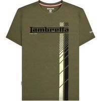 Grafik-T-Shirt mit Rallyestreifen