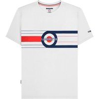 Retro Target-Print Baumwoll-T-Shirt