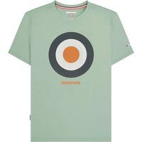 Baumwoll-T-Shirt mit Zielscheiben-Grafik