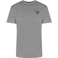 Klassisches Rundhals-T-Shirt mit Herz