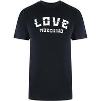 Baumwoll-T-Shirt mit Rundbogen-Logo