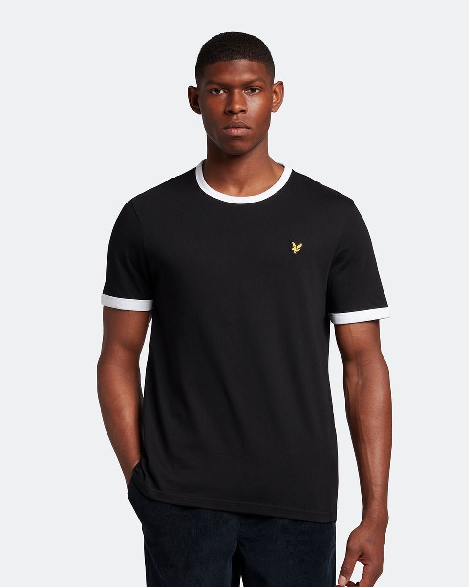 Klassisches Ringer-T-Shirt aus Bio-Baumwolle