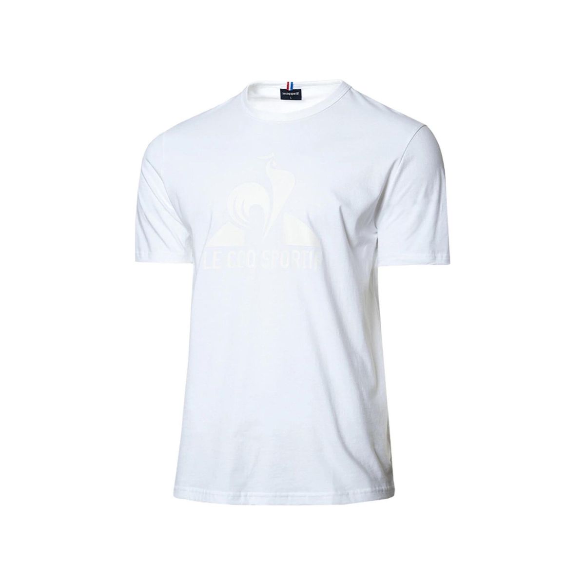 Einfarbiges Logo-Baumwoll-T-Shirt