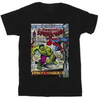 Spider-Man vs Hulk Grafik-T-Shirt