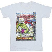 Vintage Comic Spider-Man Hulk T-Shirt