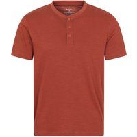 Kurzärmeliges Henley aus Bio-Baumwolle