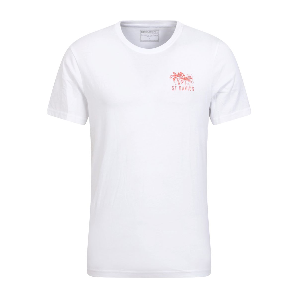 Bio-Baumwoll-T-Shirt mit Palmen-Print