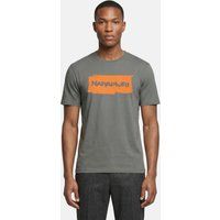 Grafik-Logo-Print Baumwoll-T-Shirt