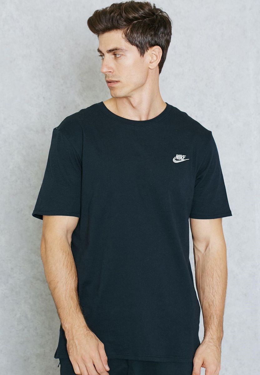 Klassisches Rundhals-Baumwoll-T-Shirt