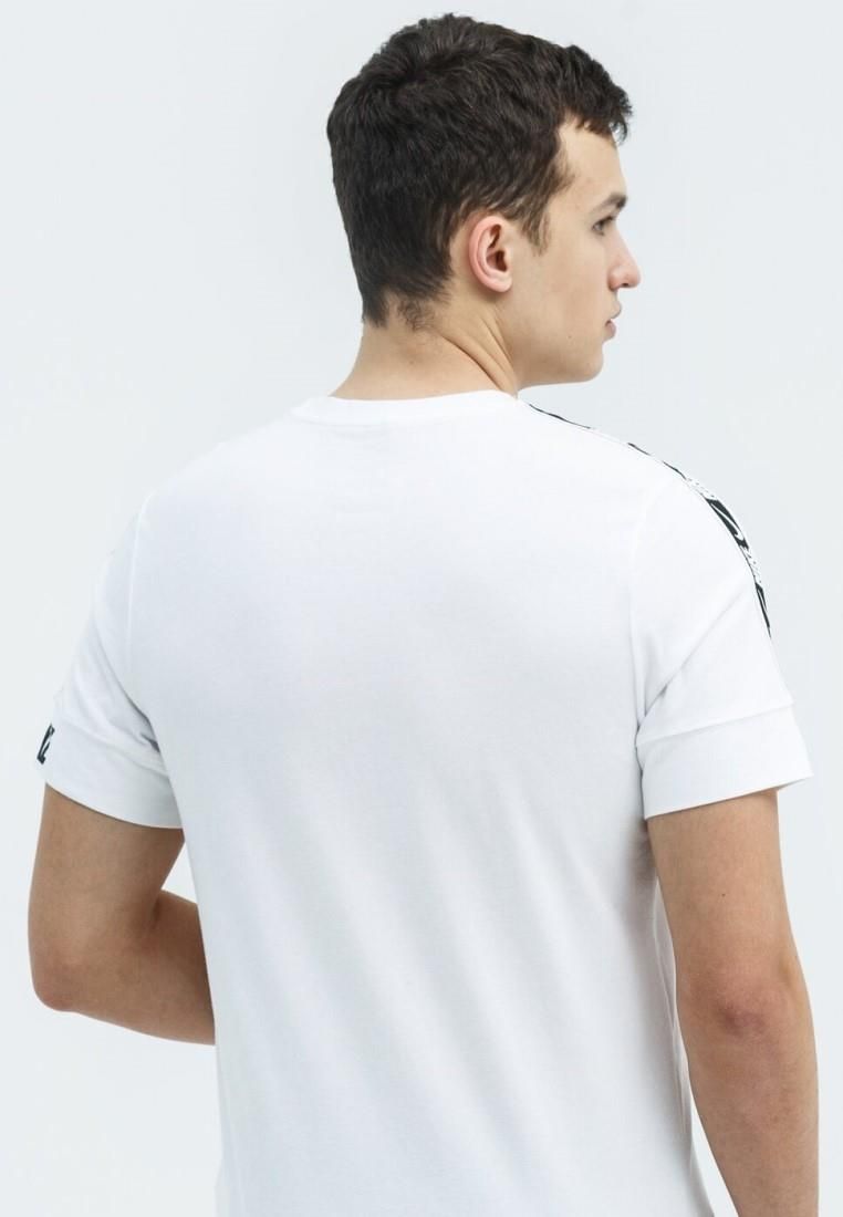 T-Shirt mit Logo-Band