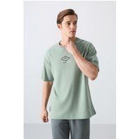 Übergroßes T-Shirt mit Logo-Print