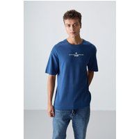 Oversized Baumwoll-T-Shirt mit Grafikprint