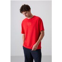 Übergroßes Logo-T-Shirt mit Rundhalsausschnitt