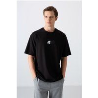 Oversized-T-Shirt mit Grafik-Logo