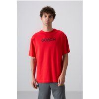 Oversized T-Shirt mit Logo-Grafik