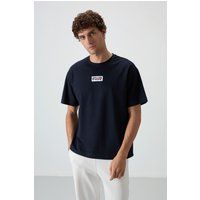 Oversized T-Shirt mit Logo-Patch