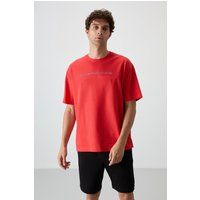 Oversized Grafik-Jersey-T-Shirt