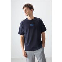 Relaxed Fit T-Shirt mit Logo-Patch
