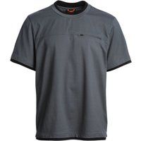 T-Shirt mit Brust-Reißverschlusstasche