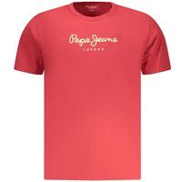 Baumwoll-T-Shirt mit Logo-Schriftzug