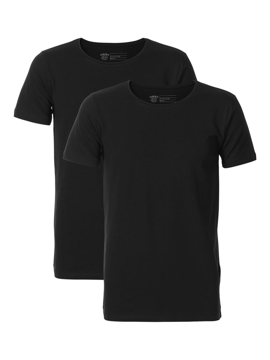 Klassisches Baumwoll-T-Shirt mit Rundhalsausschnitt