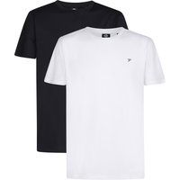 Set aus Basic-T-Shirts mit Rundhalsausschnitt