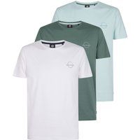 Essenzielle Crewneck Baumwoll-T-Shirts