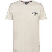 Bedrucktes Jersey-T-Shirt mit Rundhalsausschnitt