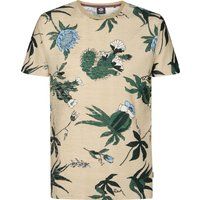 Bio-Baumwoll-T-Shirt mit Allover-Botanical-Print