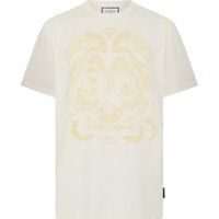 Baumwoll-T-Shirt mit Drachenmotiv