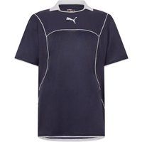 Rugby-Poloshirt mit Kontrastpaspeln