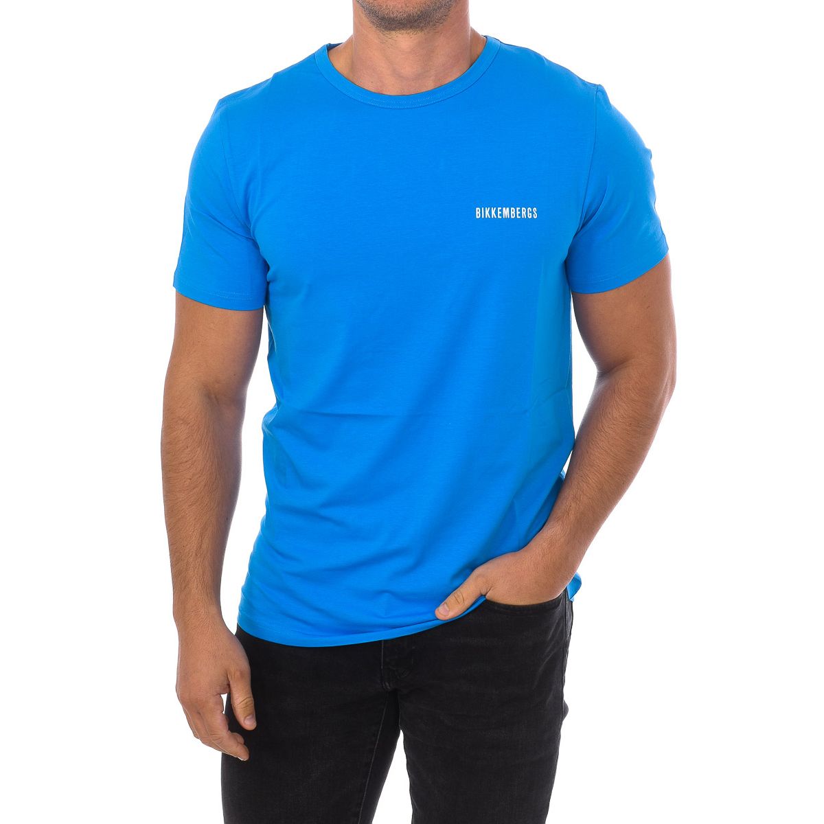 Essentielles Logo-Top mit Rundhalsausschnitt