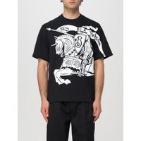 Baumwoll-T-Shirt mit Ritter-Grafik