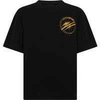 T-Shirt mit Chrome-Scratch-Print